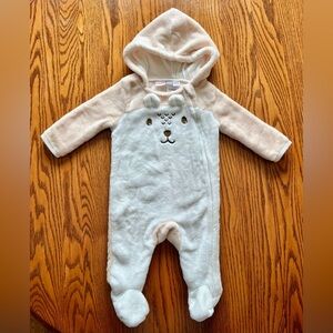 Baby Mack 6-9M Adorable Cozy Hooded Bear Pram